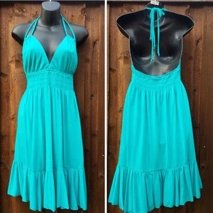 Brand New Beach Scene Dress Size L